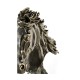 Antique Dark Bronze Stallion Horse Head