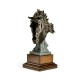 Antique Dark Bronze Stallion Horse Head