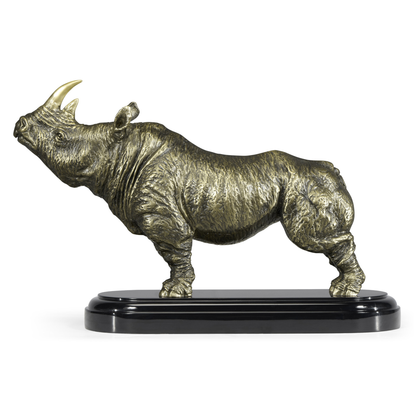 Antique Dark Bronze Rhino