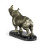 Antique Dark Bronze Rhino