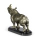 Antique Dark Bronze Rhino