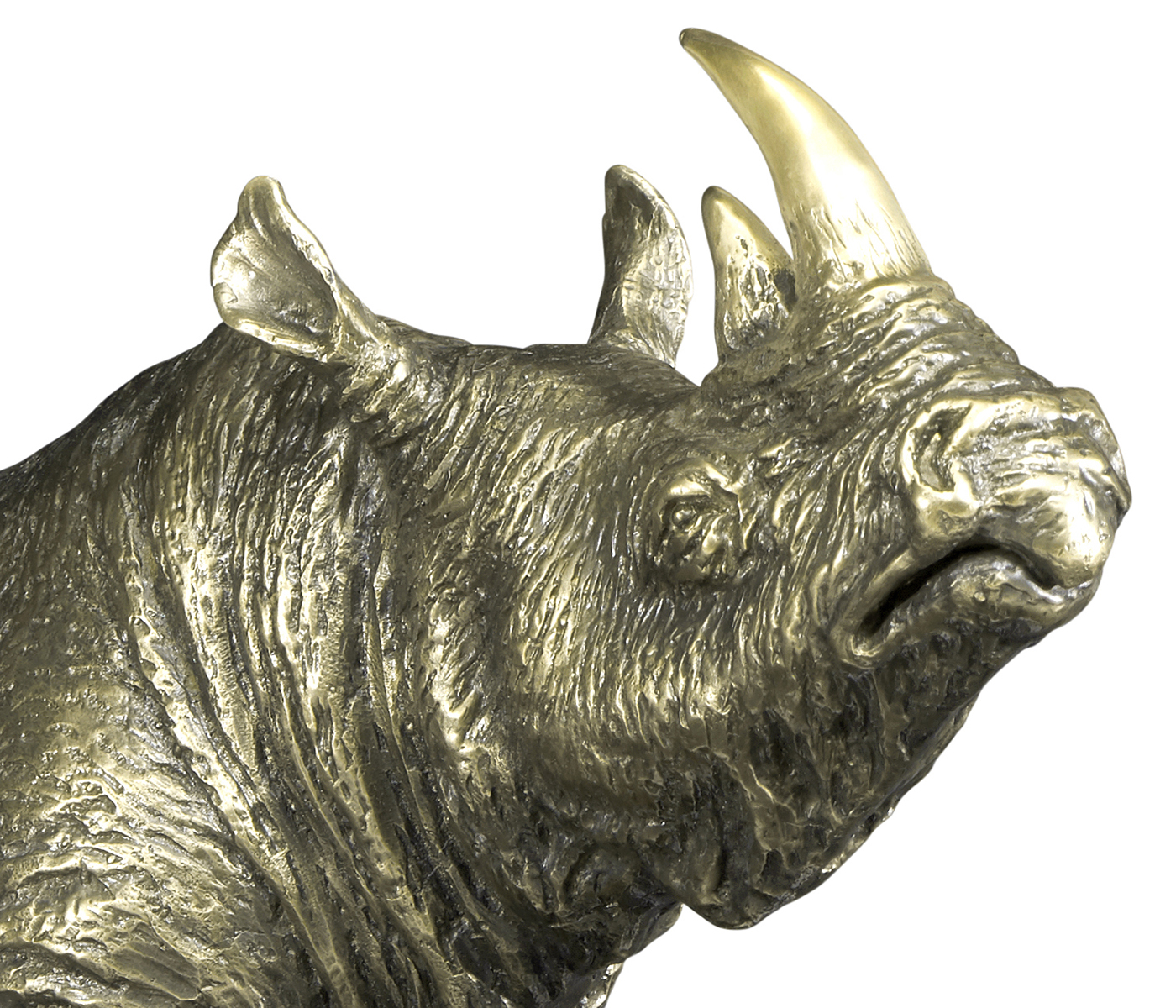 Antique Dark Bronze Rhino