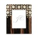 Portrait Macassar Ebony & Mother of Pearl Mosaic Picture Frame (8