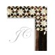 Portrait Macassar Ebony & Mother of Pearl Mosaic Picture Frame (8