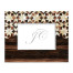 5x7 Horizontal Macassar Ebony & Mother of Pearl Mosaic Picture Frame