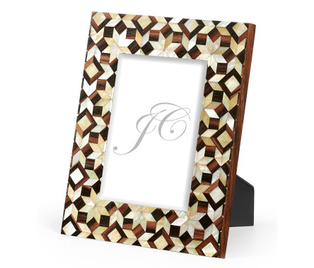 5x7 Portrait Mother of Pearl Mosaic Picture Frame