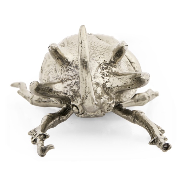 White Brass Five-Horned Rhinoceros Beetle