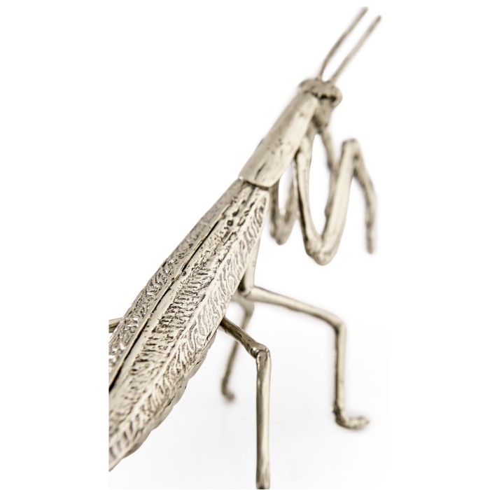 White Brass Praying Mantis