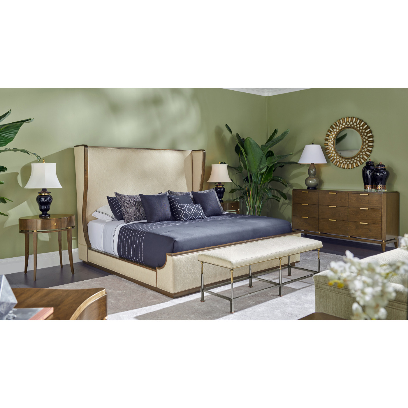 Berkley Walnut UK Queen Bed