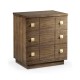 Berkley Walnut Nightstand with Three Drawers