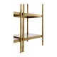 Berkley Gilded Center Étagère