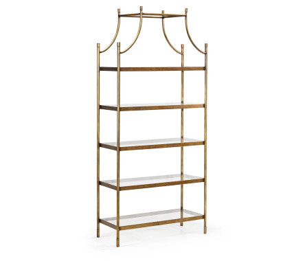 Berkley Gilded Center Étagère