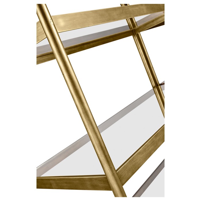 Berkley Gilded Column Étagère