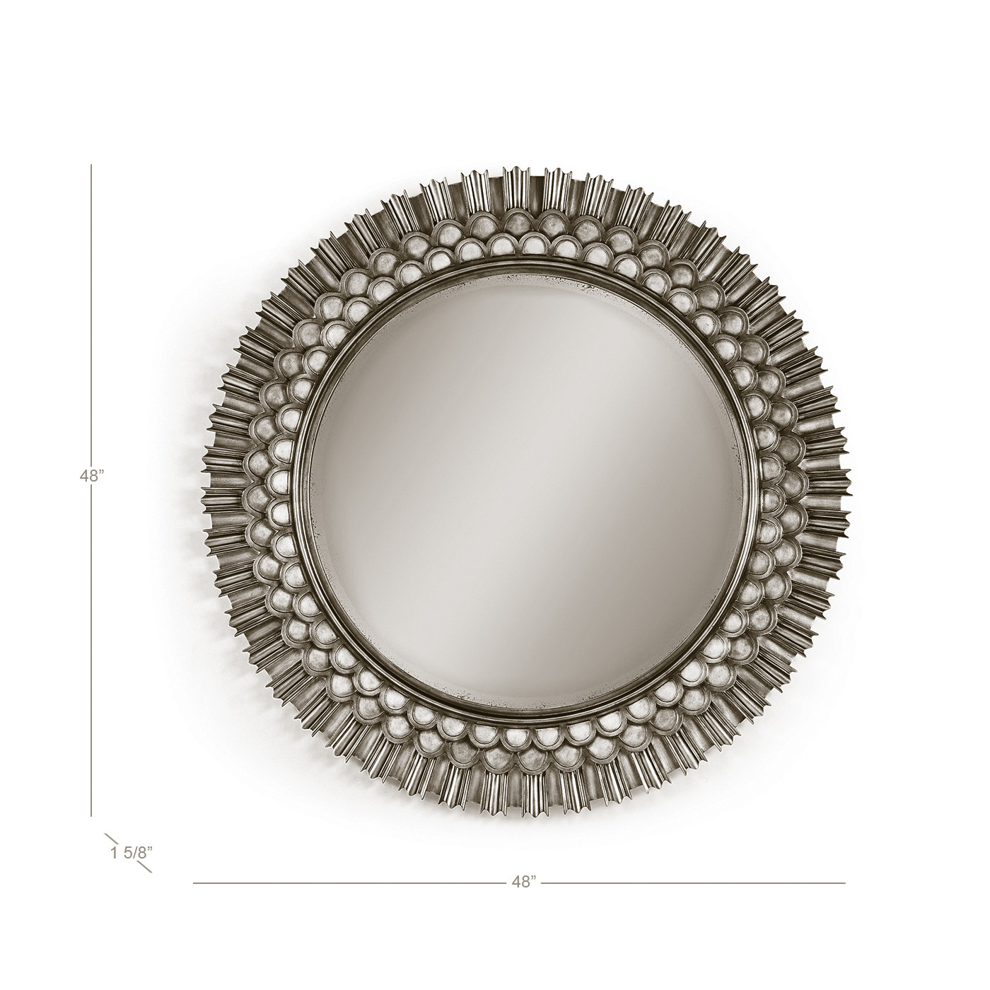 Berkley Round Mirror 48