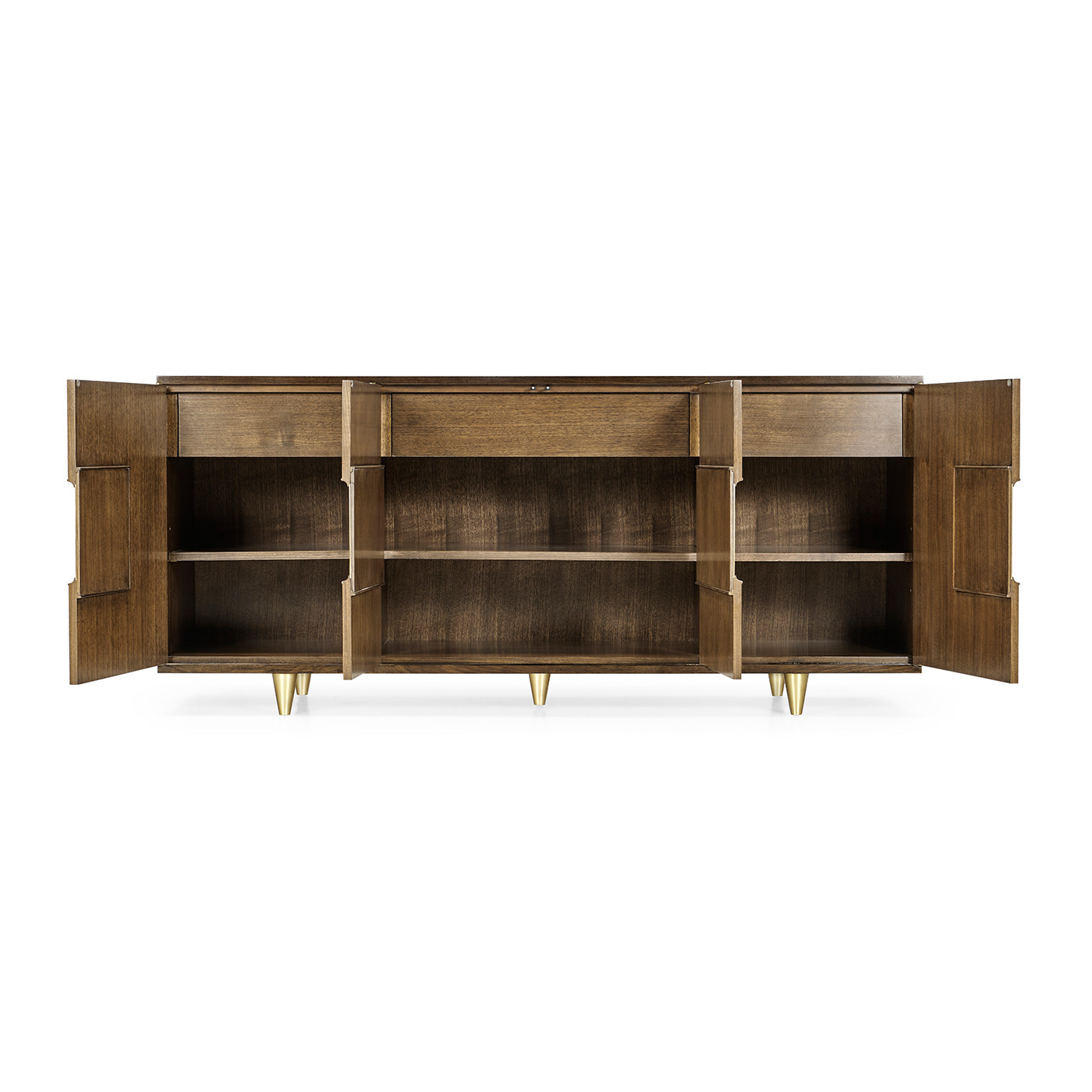 Berkley Walnut & Brass Sideboard