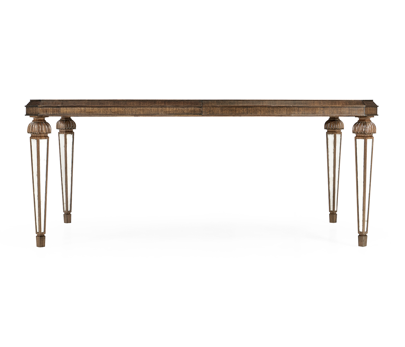 Berkley Walnut & Antique Mirror Dining Table