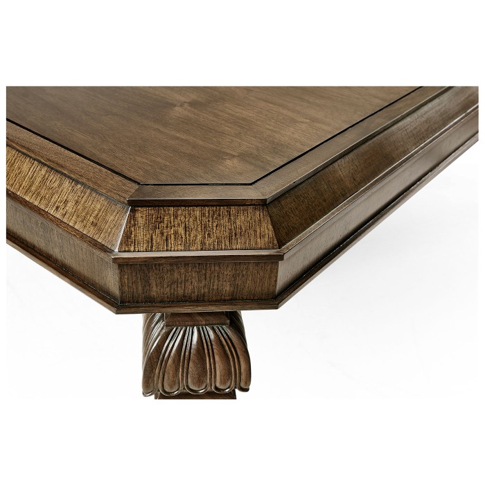 Berkley Walnut & Antique Mirror Dining Table 72