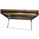 Berkley Walnut & Antique Mirror Dining Table 72