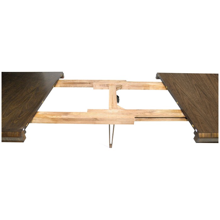 Berkley Walnut & Antique Mirror Dining Table 72