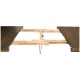 Berkley Walnut & Antique Mirror Dining Table 72