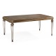 Berkley Walnut & Antique Mirror Dining Table 72