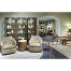 Berkley Walnut & Antique Mirror Dining Table