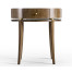 Berkley Oval Walnut Bedside Table