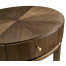 Berkley Oval Walnut Bedside Table