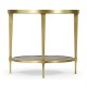 Geometric Round Lamp Table