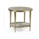 Geometric Round Lamp Table