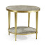 Geometric Round Lamp Table