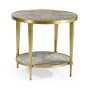 Geometric Round Lamp Table
