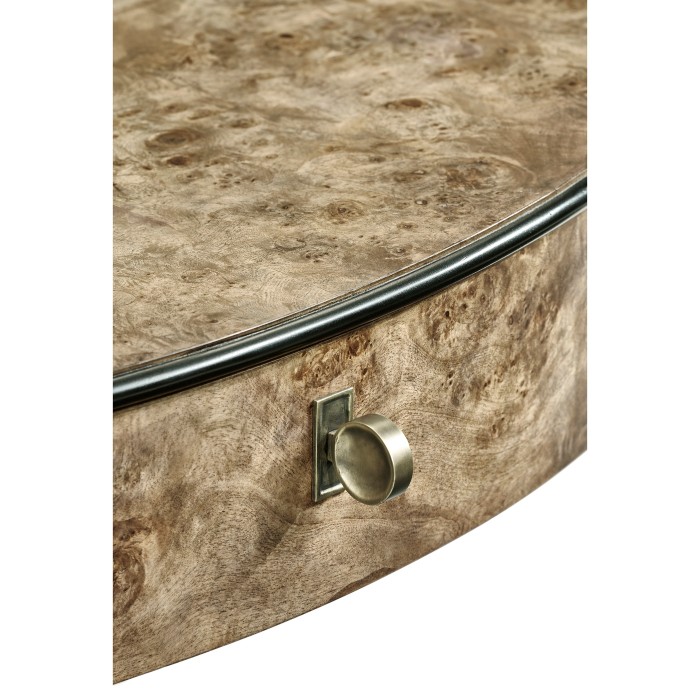 Hamilton Oval Bedside Table