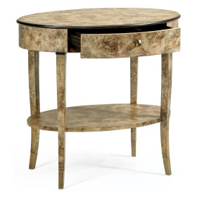 Hamilton Oval Bedside Table