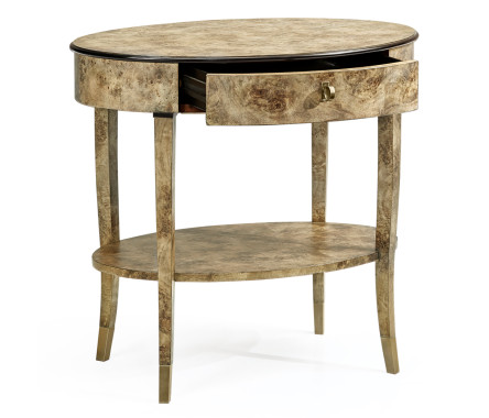 Hamilton Oval Bedside Table