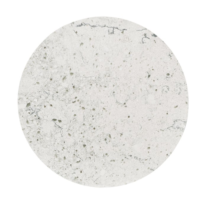 Hamilton Round Table with Speckled Marble Top