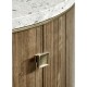 Hamilton Round Table with Speckled Marble Top