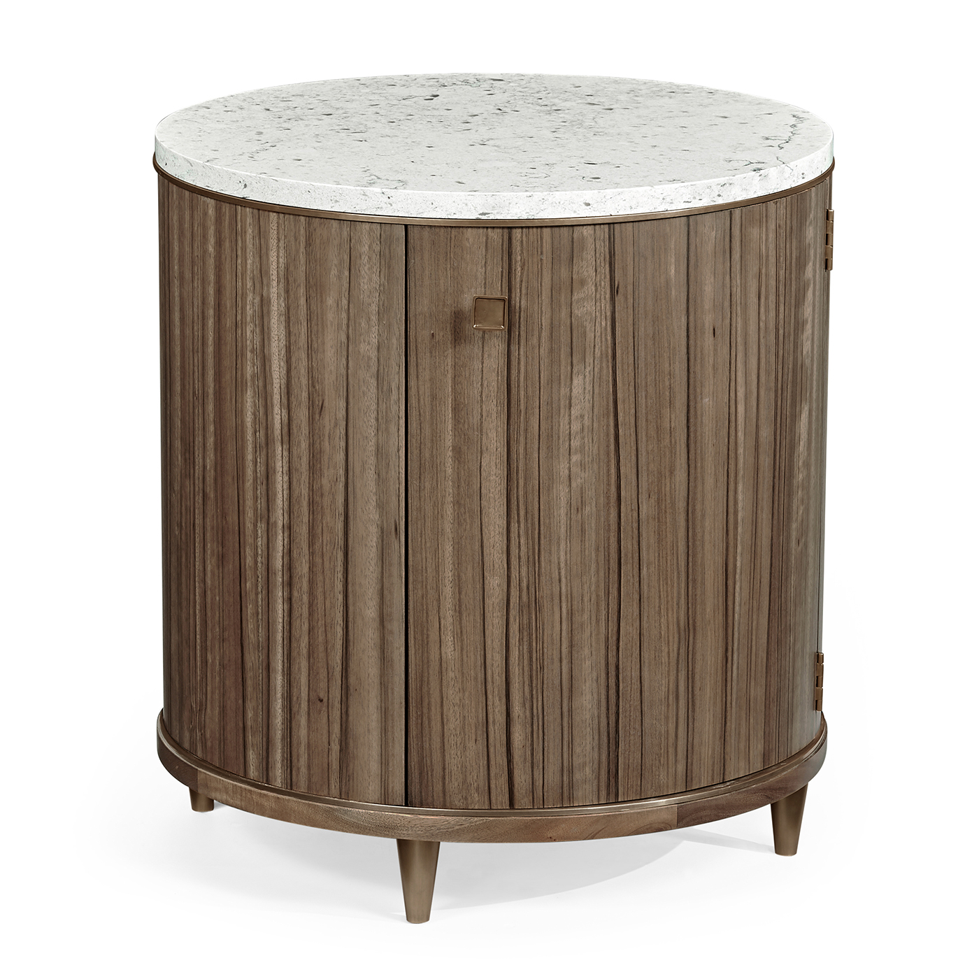 Hamilton Round Table with Speckled Marble Top