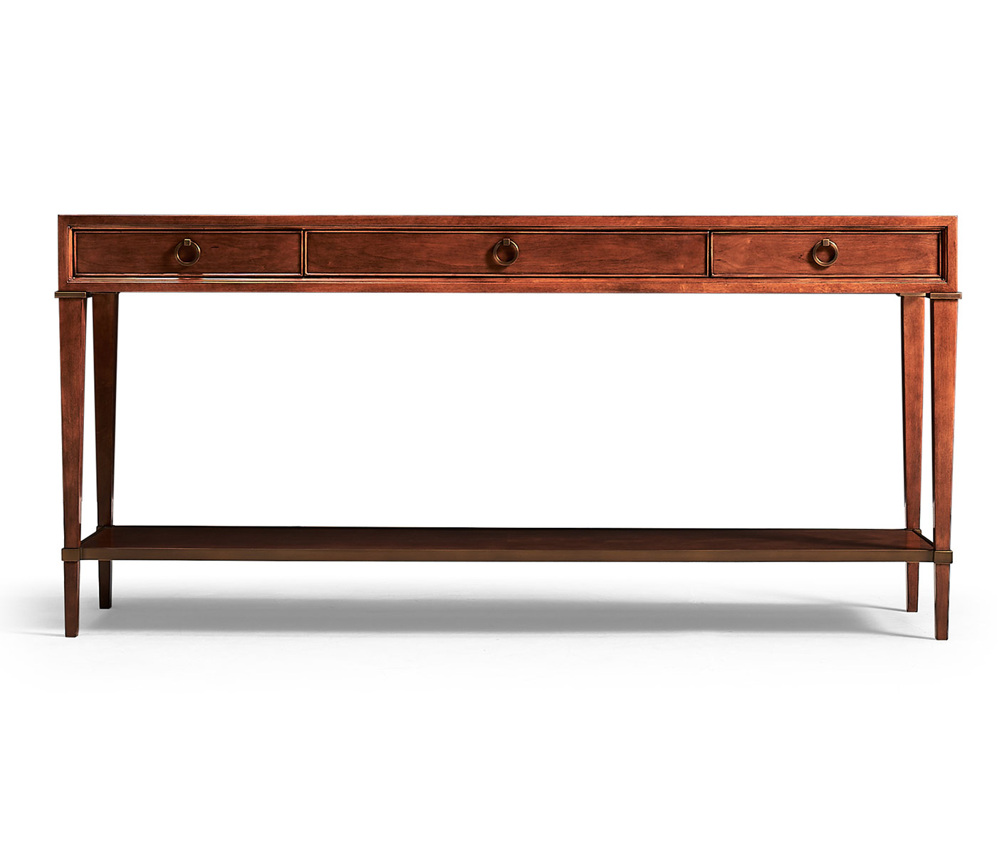 Hamilton Console Table in Custom finish for LDS - RED CLIFFS TEMPLE
