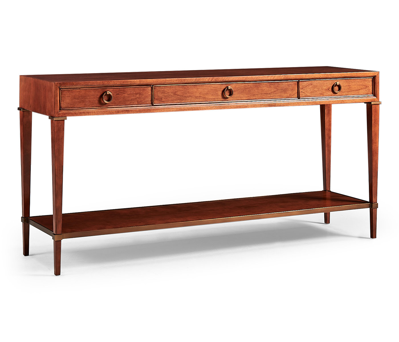 Hamilton Console Table in Custom finish for LDS - RED CLIFFS TEMPLE
