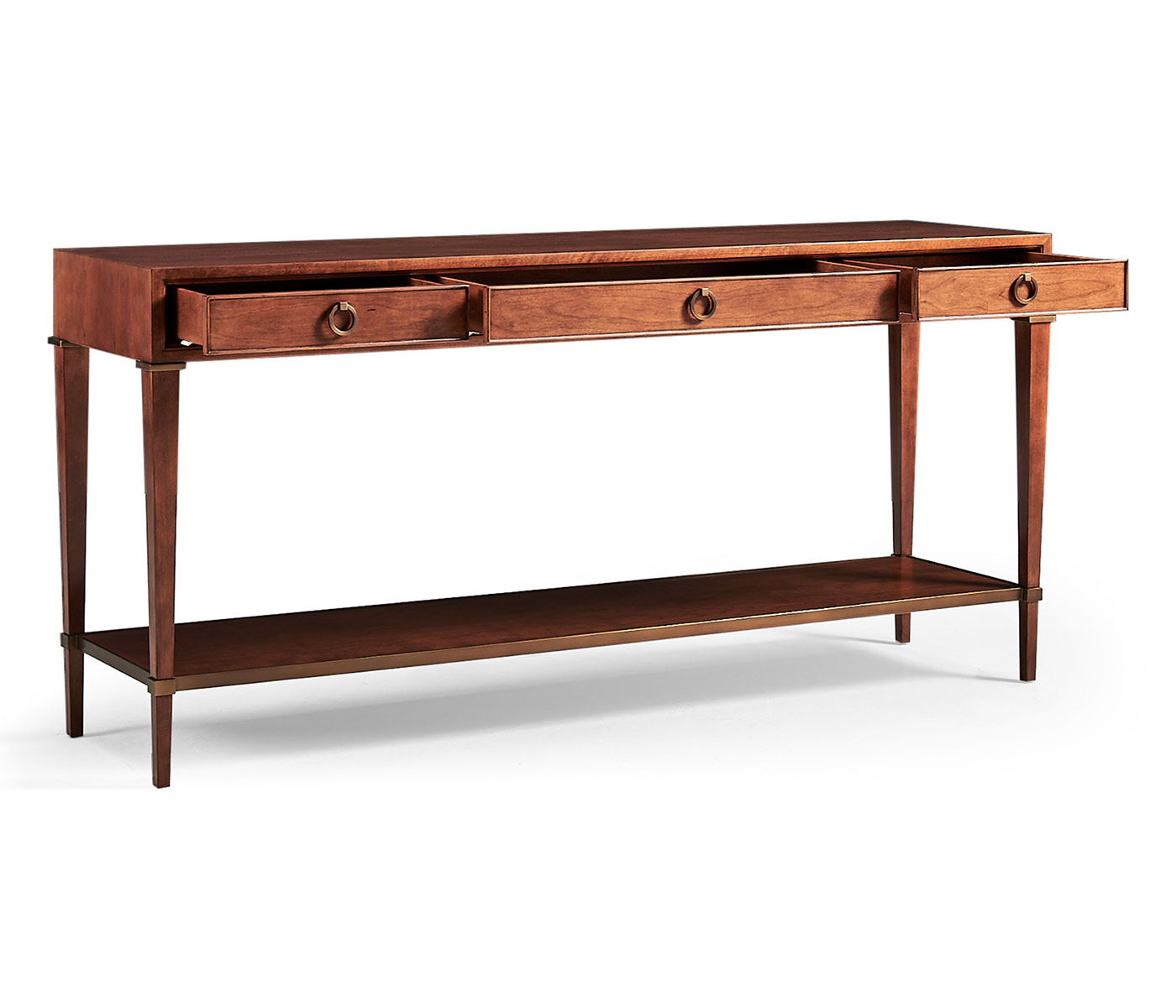 Hamilton Console Table in Custom finish for LDS - RED CLIFFS TEMPLE