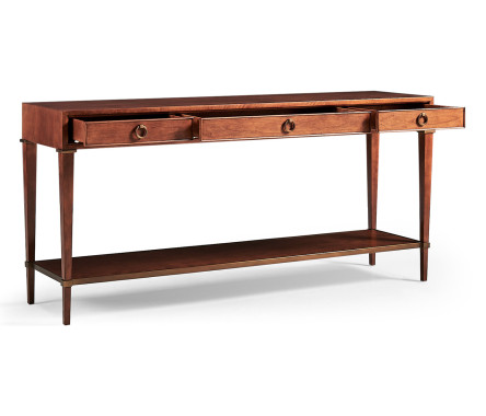 Hamilton Console Table in Custom finish for LDS - RED CLIFFS TEMPLE