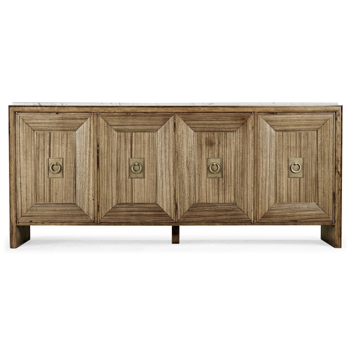 Hamilton White Marble Credenza