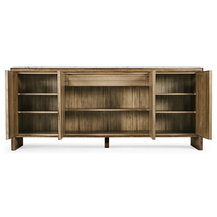 Hamilton White Marble Credenza
