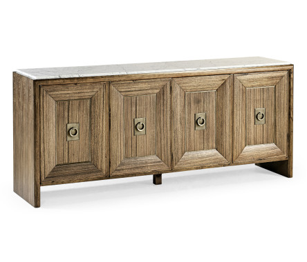 Hamilton White Marble Credenza