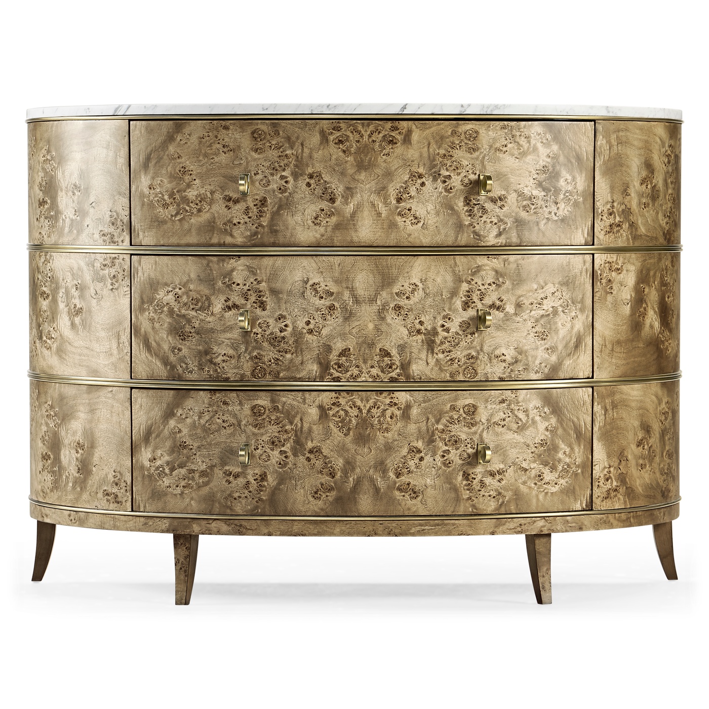 Hamilton Demilune with Marble