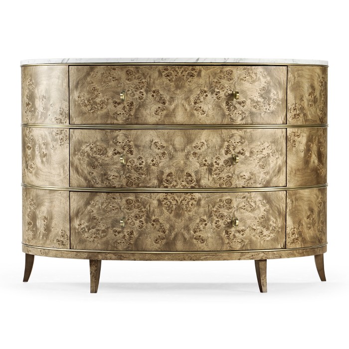Hamilton Demilune with Marble