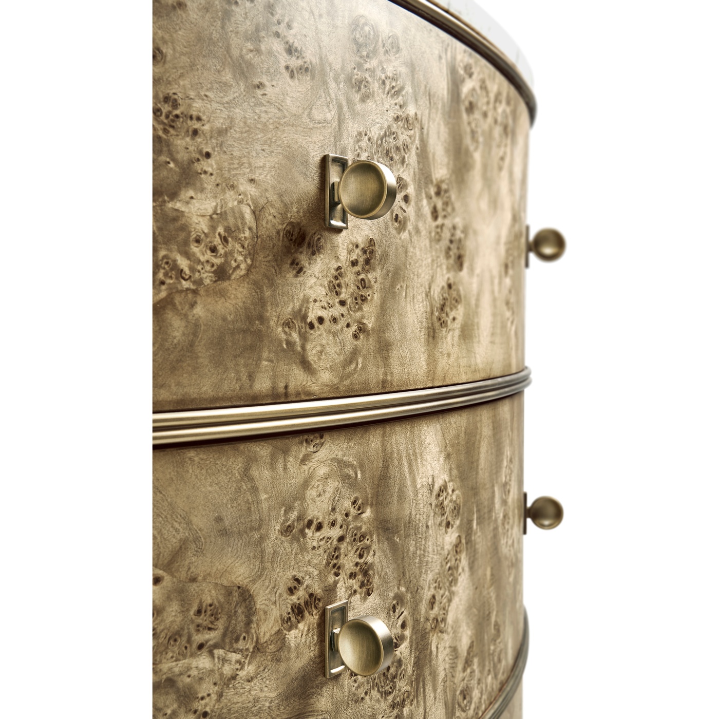 Hamilton Demilune with Marble