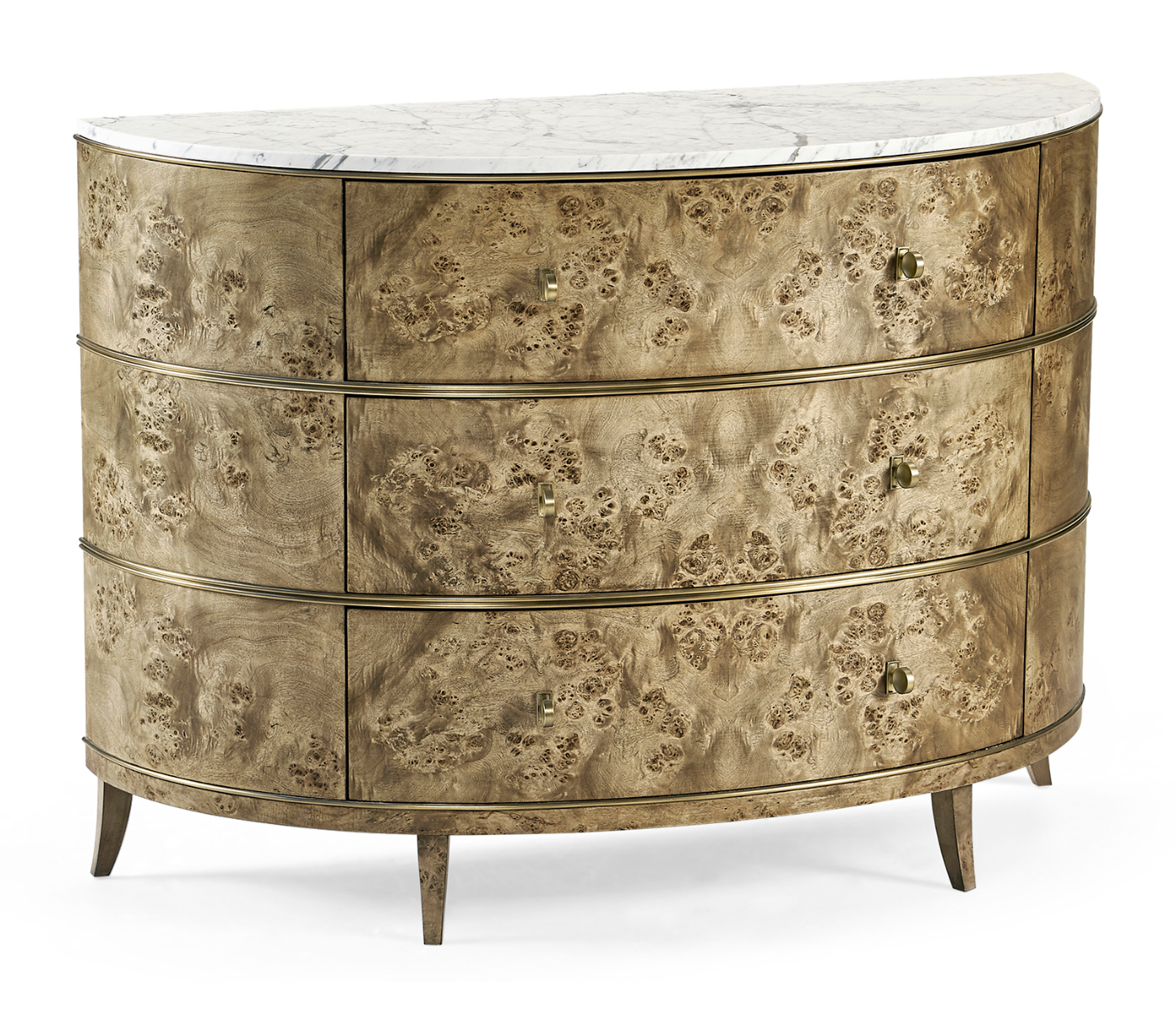 Hamilton Demilune with Marble