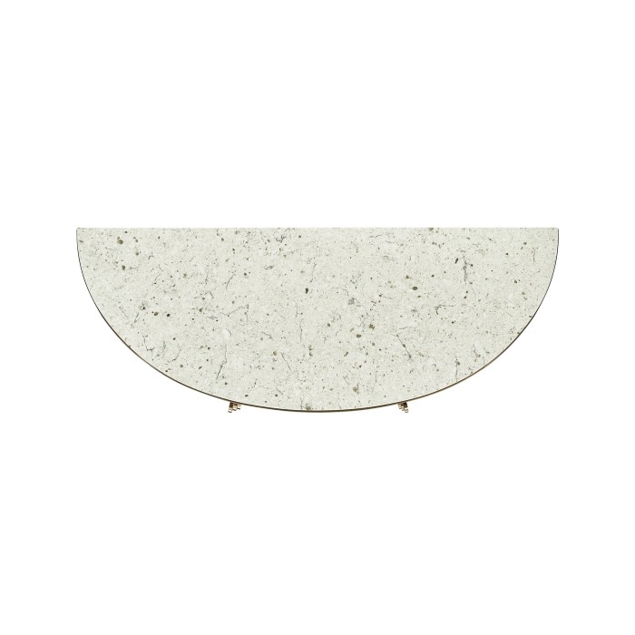 Hamilton Demilune with Speckled Marble
